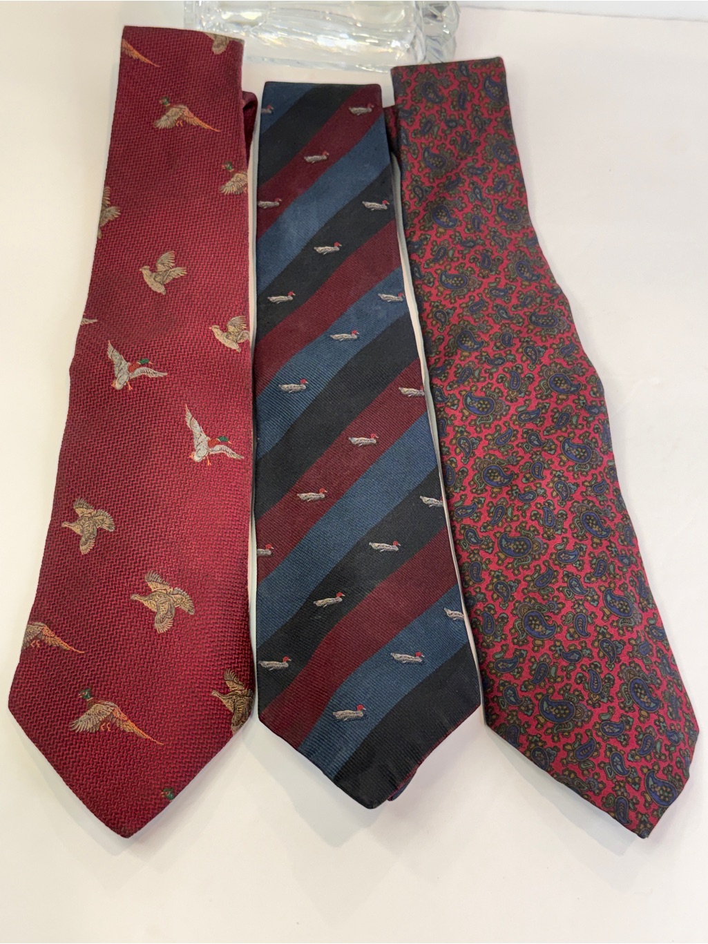 Vintage Silk Designer Tie Collection | Hunting, Paisley & Classic Executive